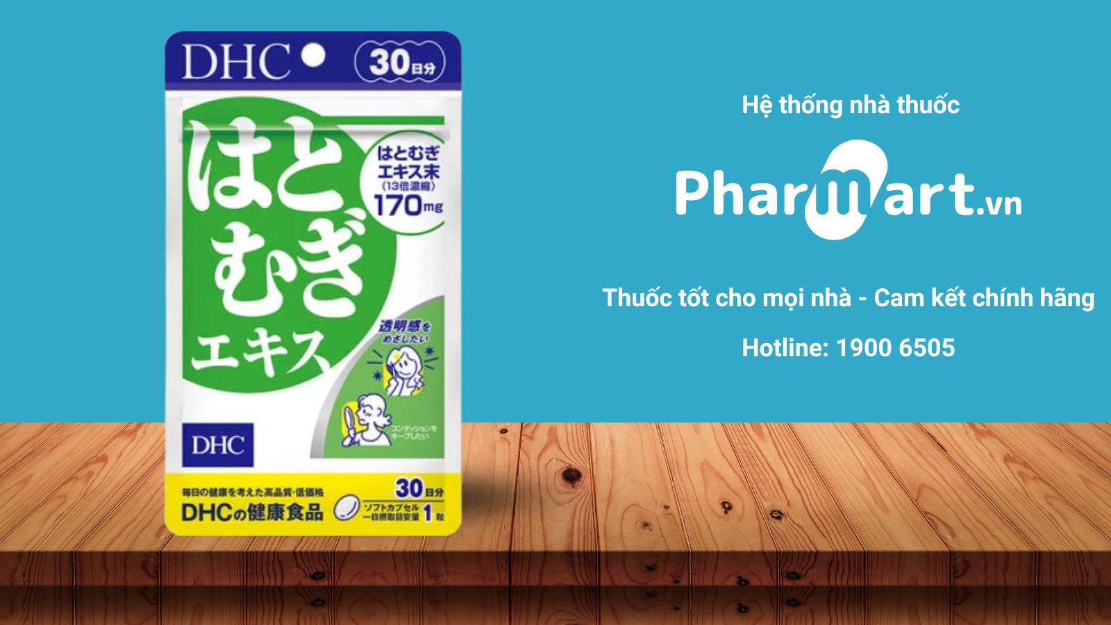 Pharmart cung cấp sản phẩm Adlay Extract DHC chính hãng