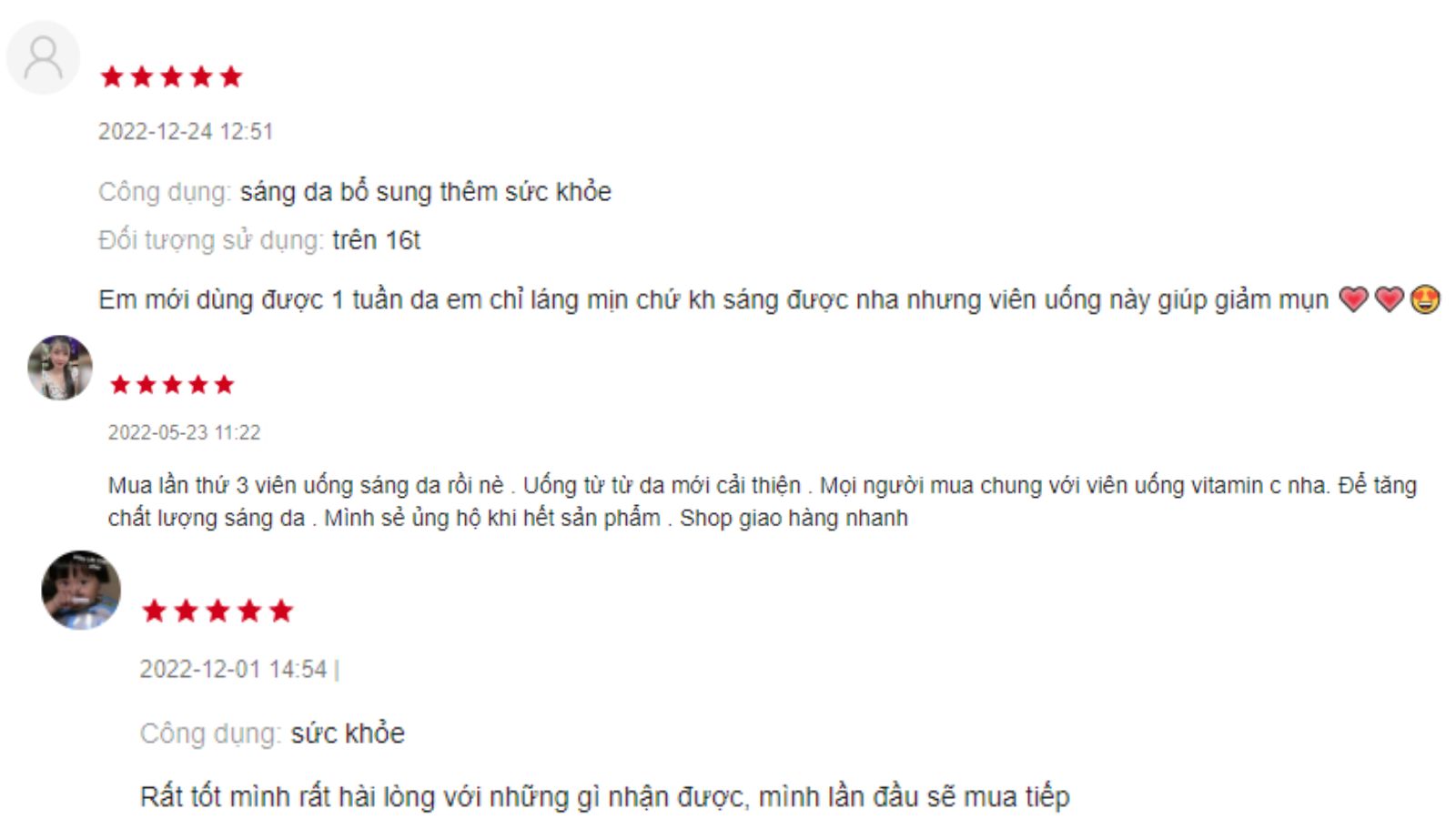 Khách hàng phản hồi tích cực về sản phẩm