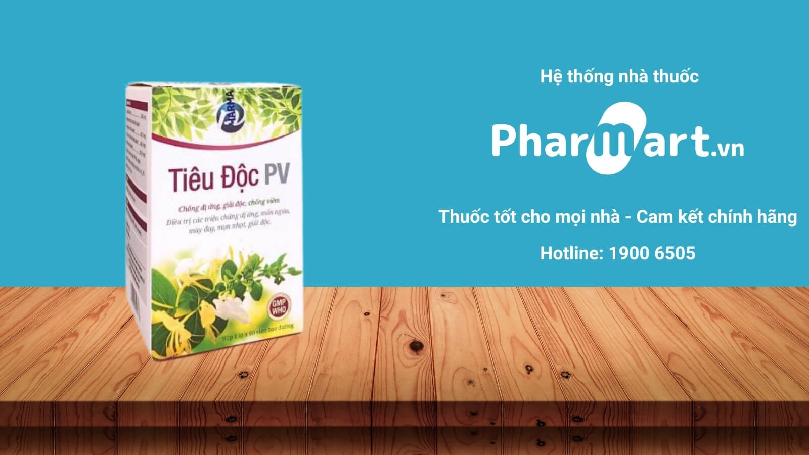 Mua Tiêu Độc PV chính hãng tại Pharmart.vn