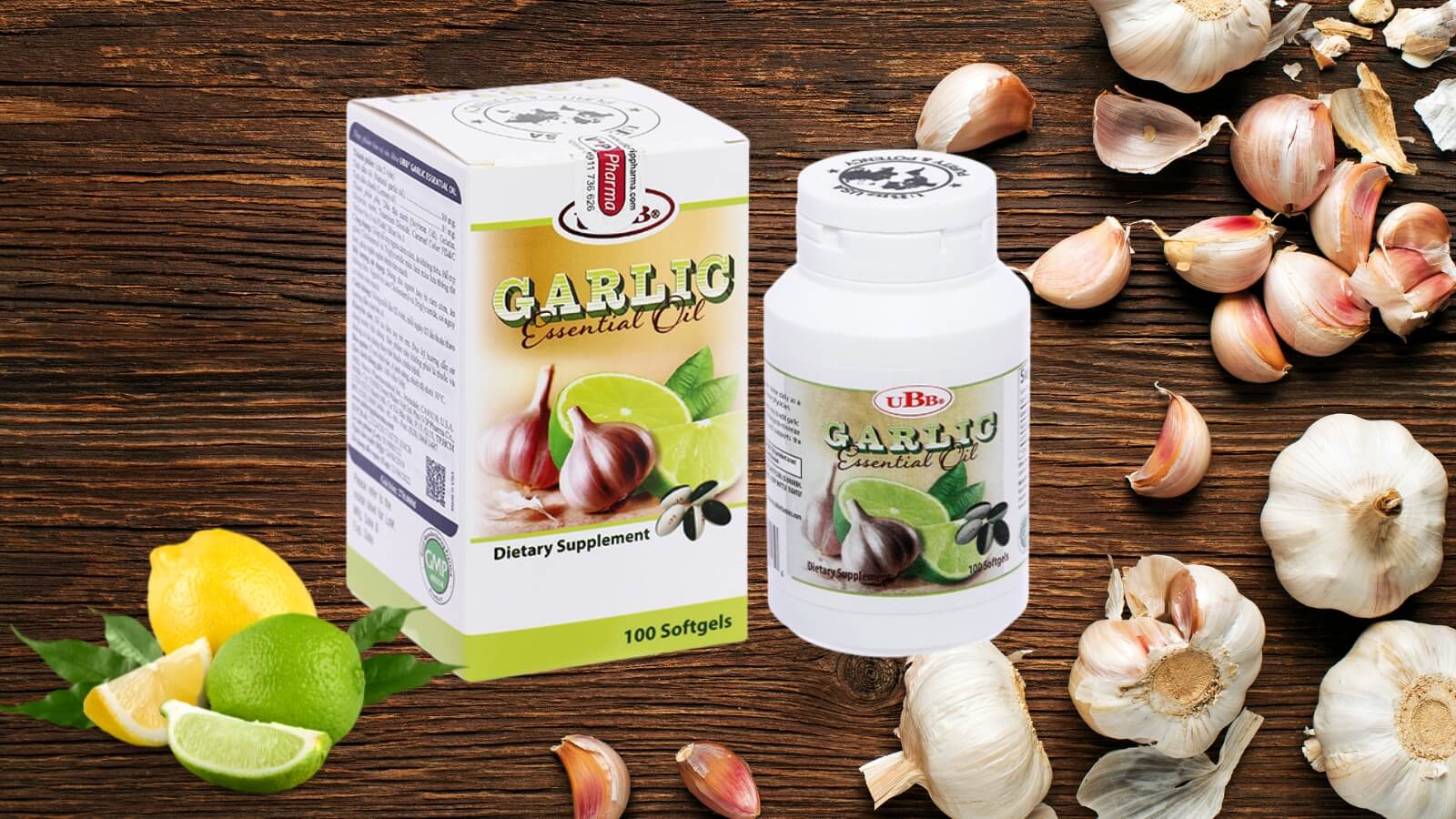 UBB Garlic Essential Oil tăng cường sức đề kháng, phòng ngừa bệnh tật