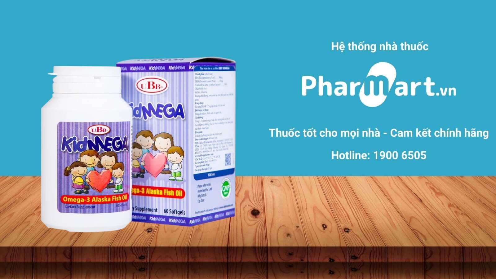 UBB KidMega đang được bán chính hãng tại Pharmart.vn