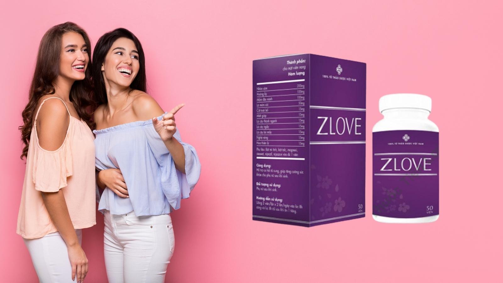 Viên uống hỗ trợ co hồi tử cung Zlove Usapha