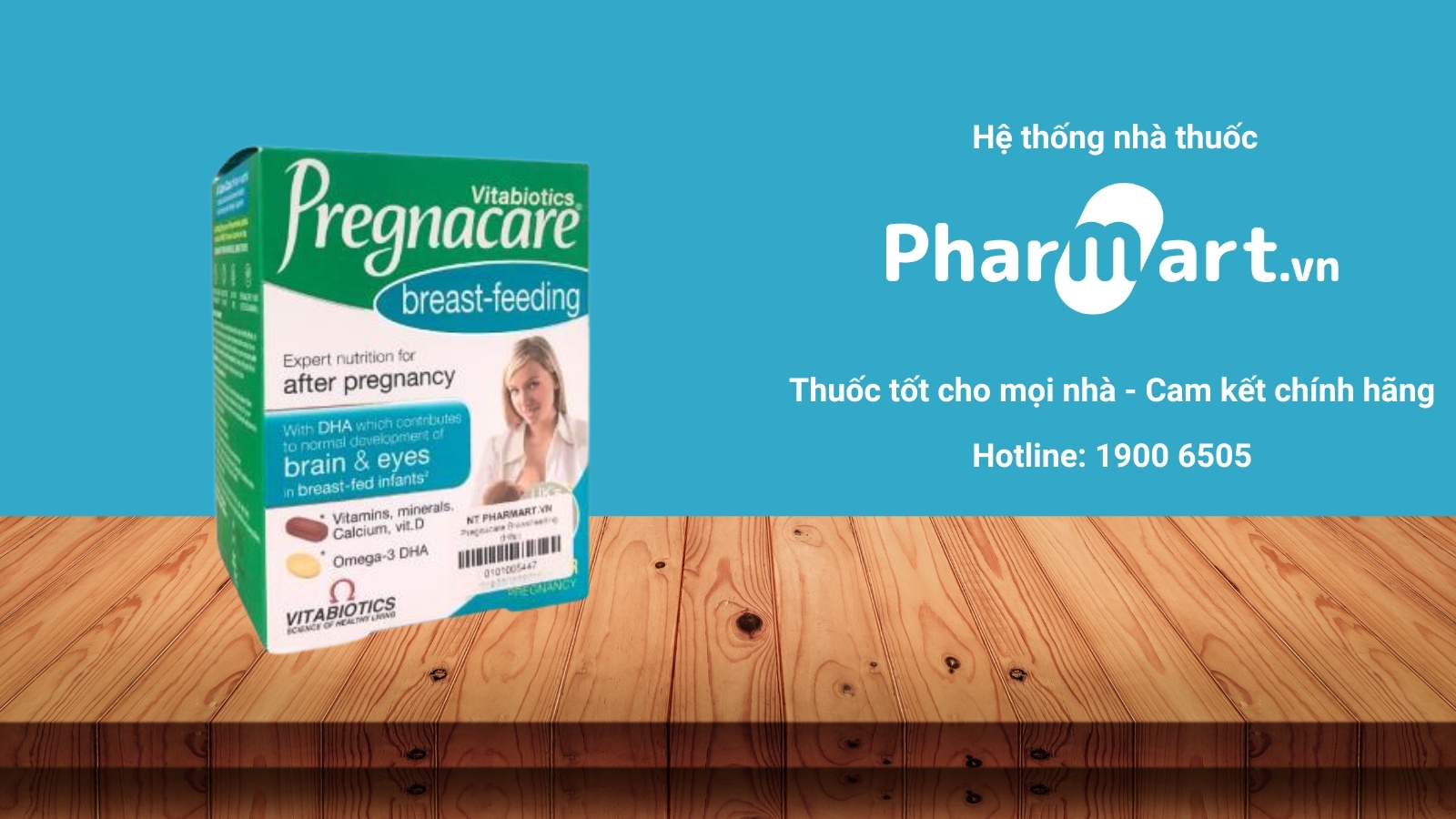 Vitabiotics Pregnacare Breastfeeding bổ sung vitamin và khoáng chất cho phụ nữ cho con bú