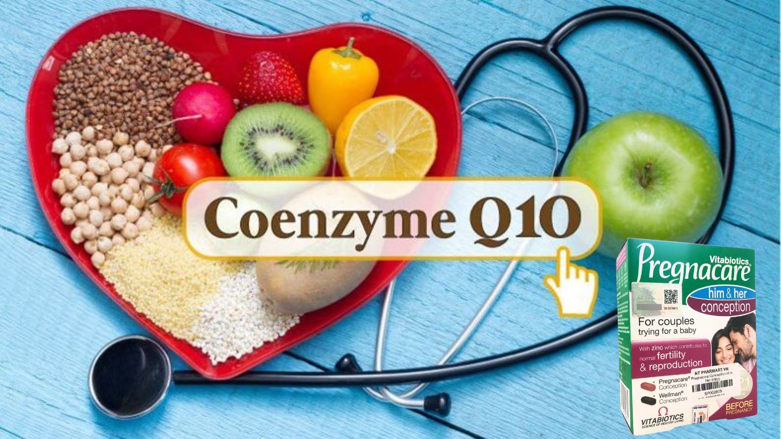 Co-Enzyme Q10 hỗ trợ tăng cường ham muốn tình dục