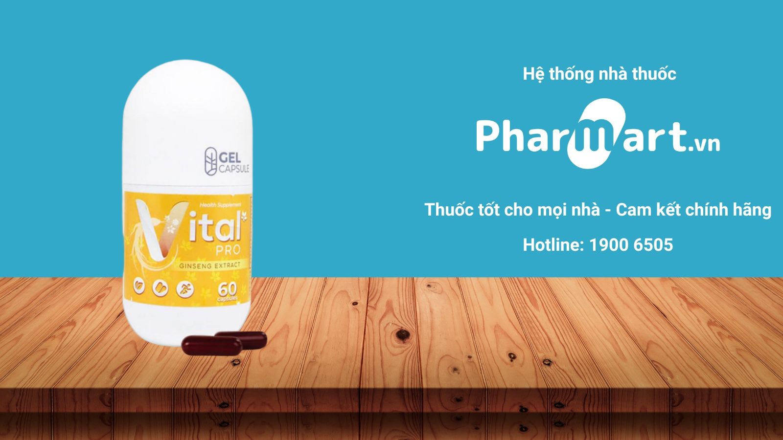 Vital pro đang được bán chính hãng tại Nhà thuốc Pharmart.vn