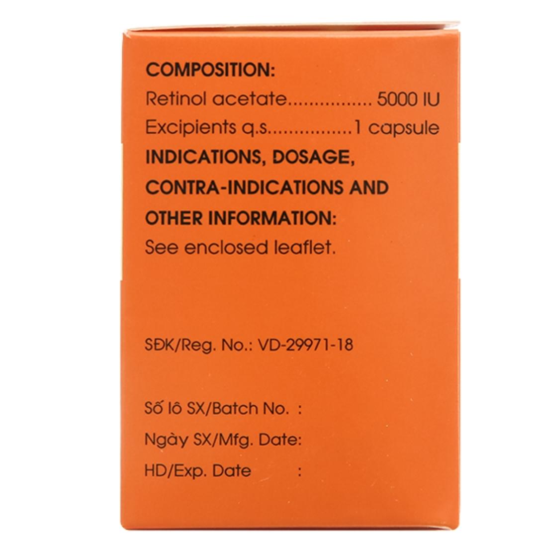 Vitamin A 5000 IU - Pharmart.vn