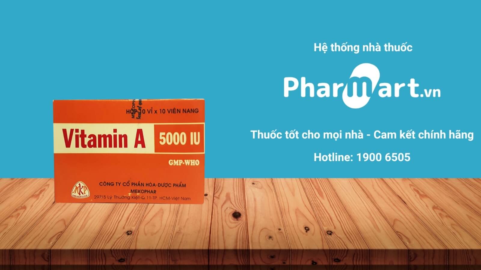 Thuốc Vitamin A 5000 IU - Hỗ trợ sức khỏe mắt - Pharmart.vn