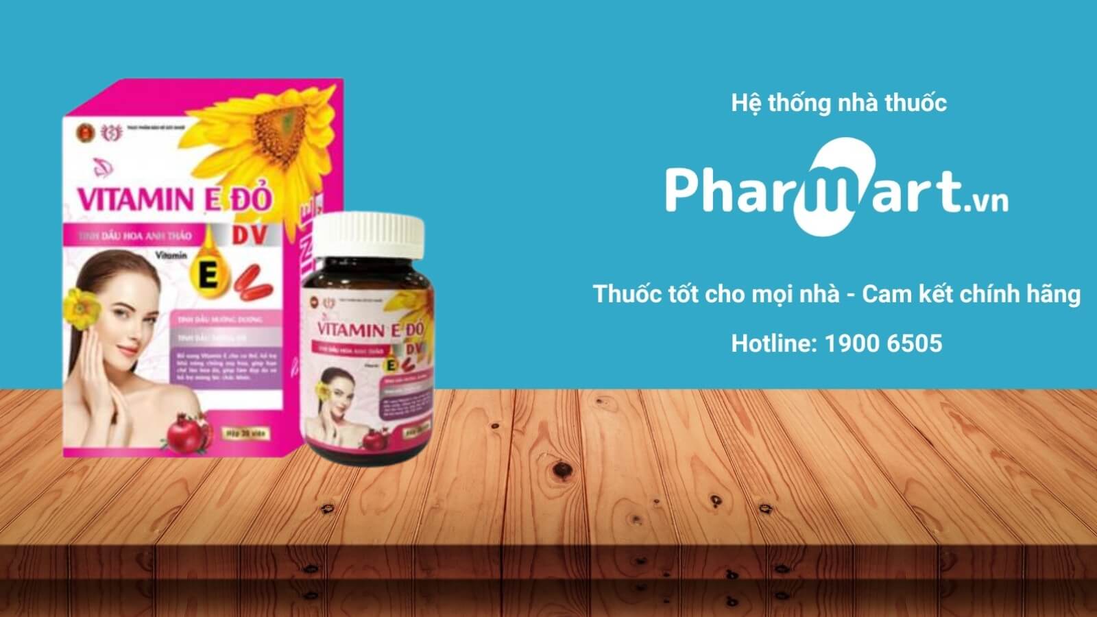 Mua Vitamin E đỏ Dược Vương tại Pharmart.vn