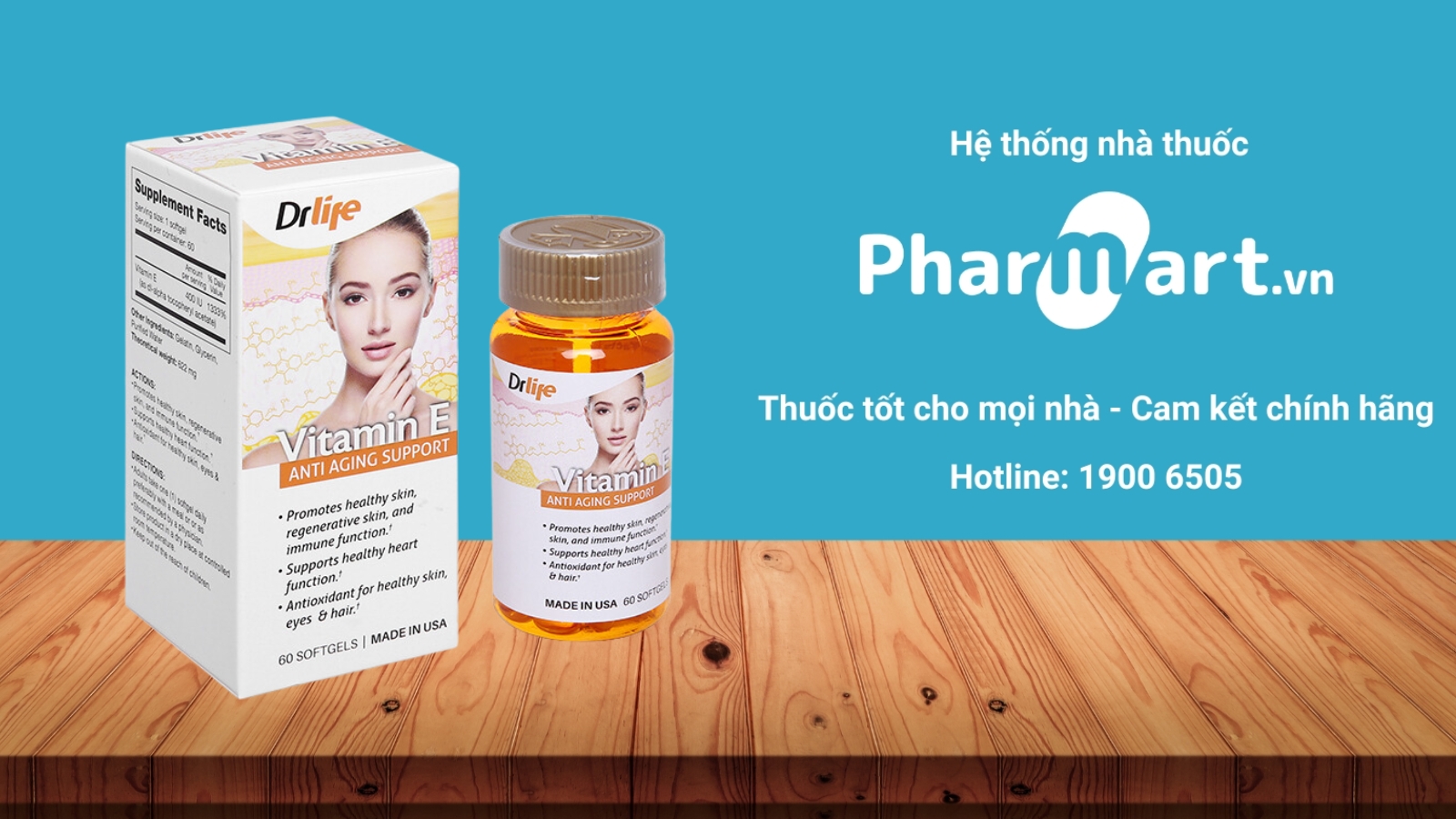 Mua Vitamin E Drlife chính hãng tại Pharmart.vn.