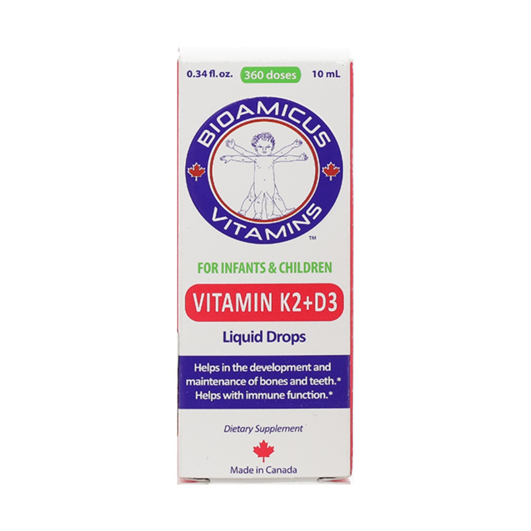 Vitamin K2+D3 Bioamicus Hỗ trợ xương răng chắc khỏe Pharmart.vn