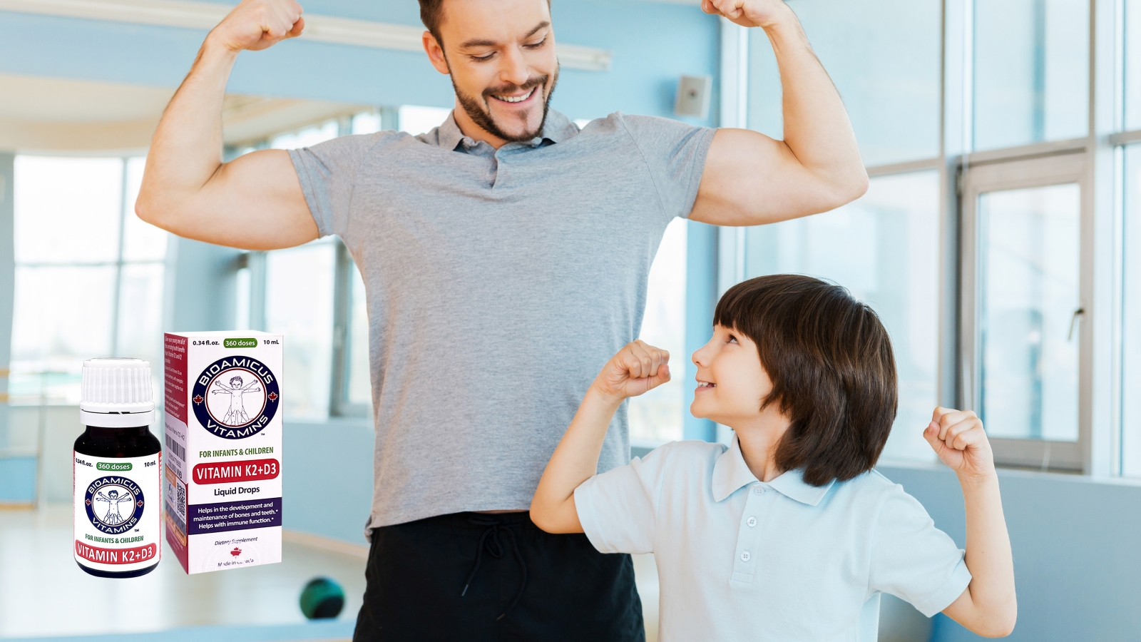 Bioamicus Vitamin K2+D3 hỗ trợ sự phát triển toàn diện ở trẻ