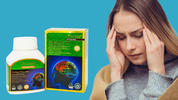 Nang uống Vitatree Ginkgo Plus 6000mg - Bổ não tăng trí nhớ