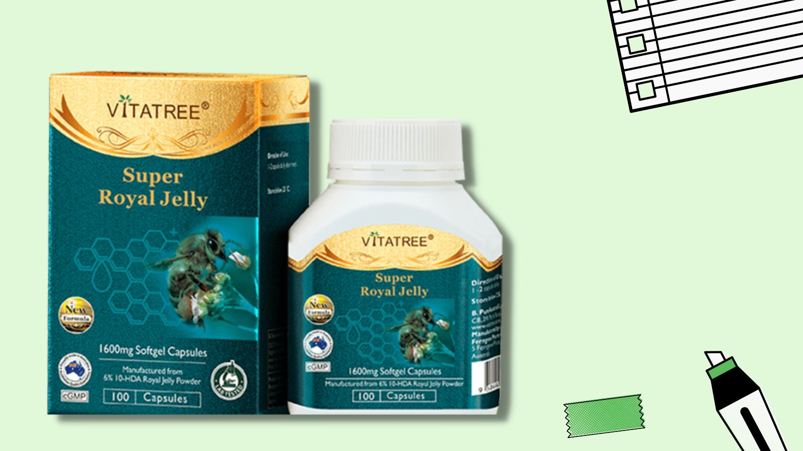 Tác dụng của Vitatree Super Royal Jelly 