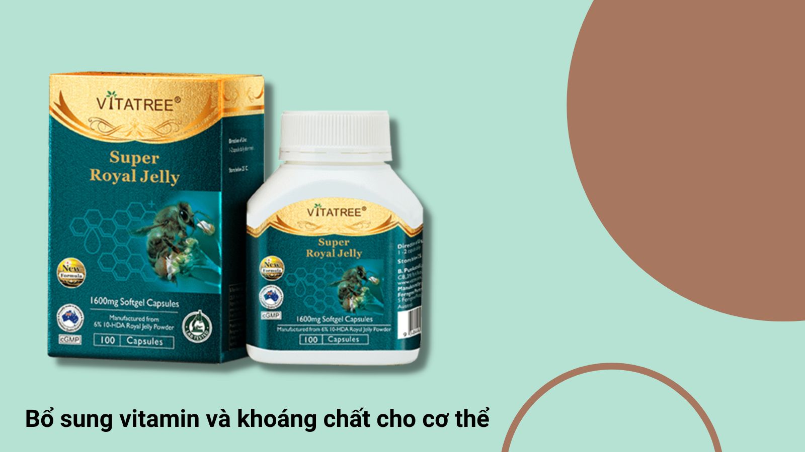 Giới thiệu về viên uống Vitatree Super Royal Jelly