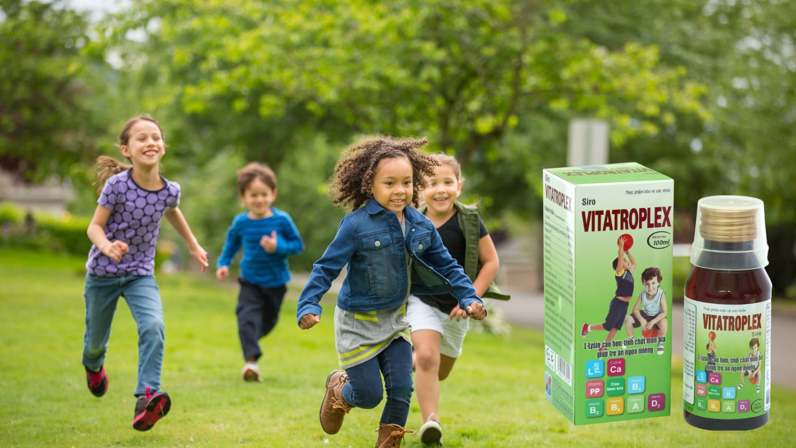 Vitatroplex tăng phát triển chiều cao và thể lực cho bé