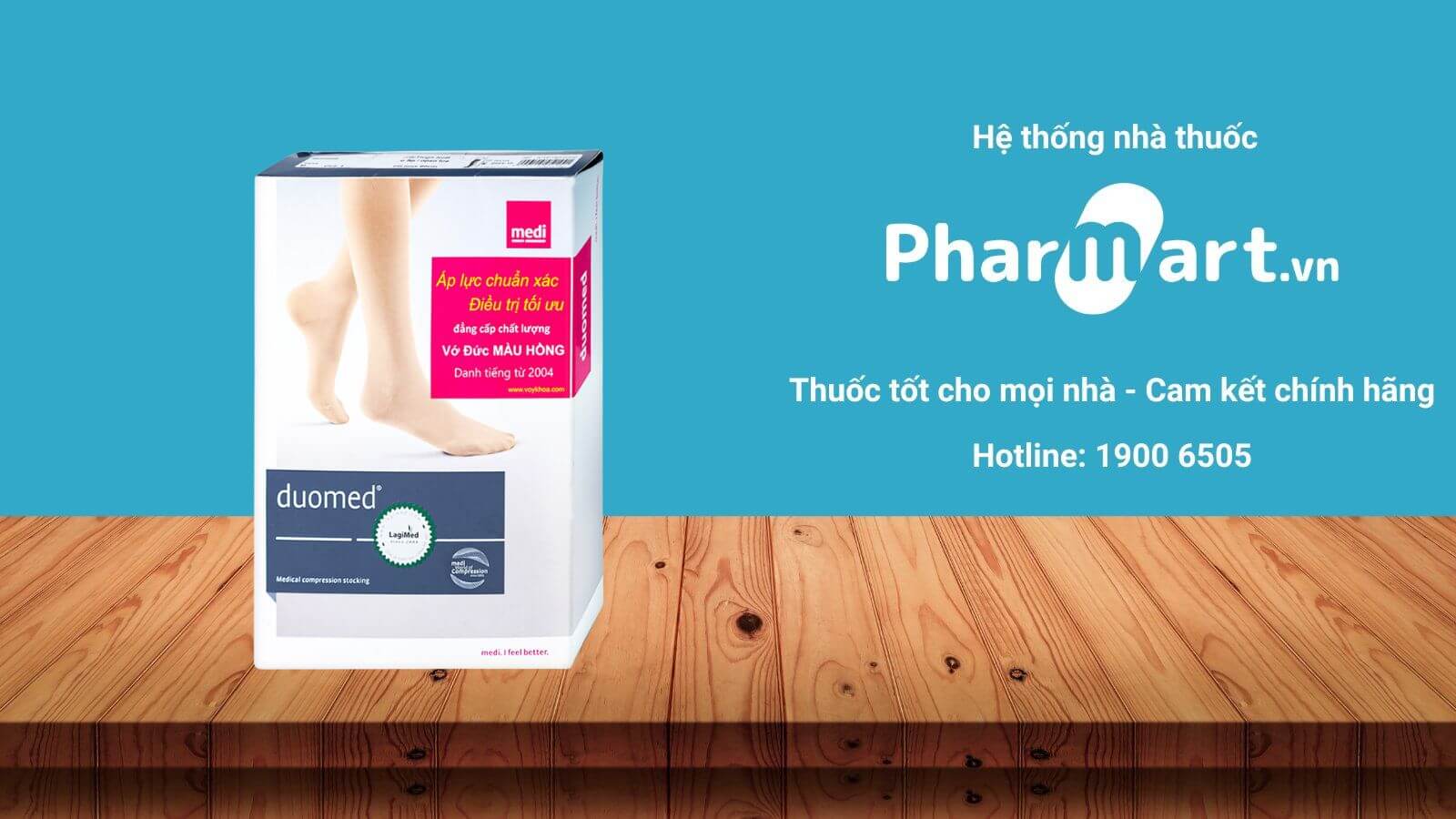 Vớ gối Y Khoa Medi Duomed có bán tại Pharmart.vn