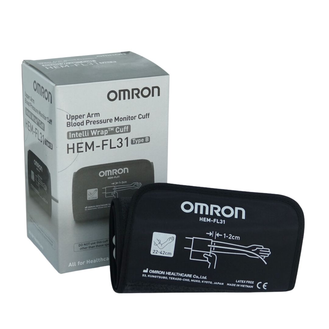 Vòng bít máy đo huyết áp bắp tay InWrap HEMFL31 chính hãng Pharmart.vn
