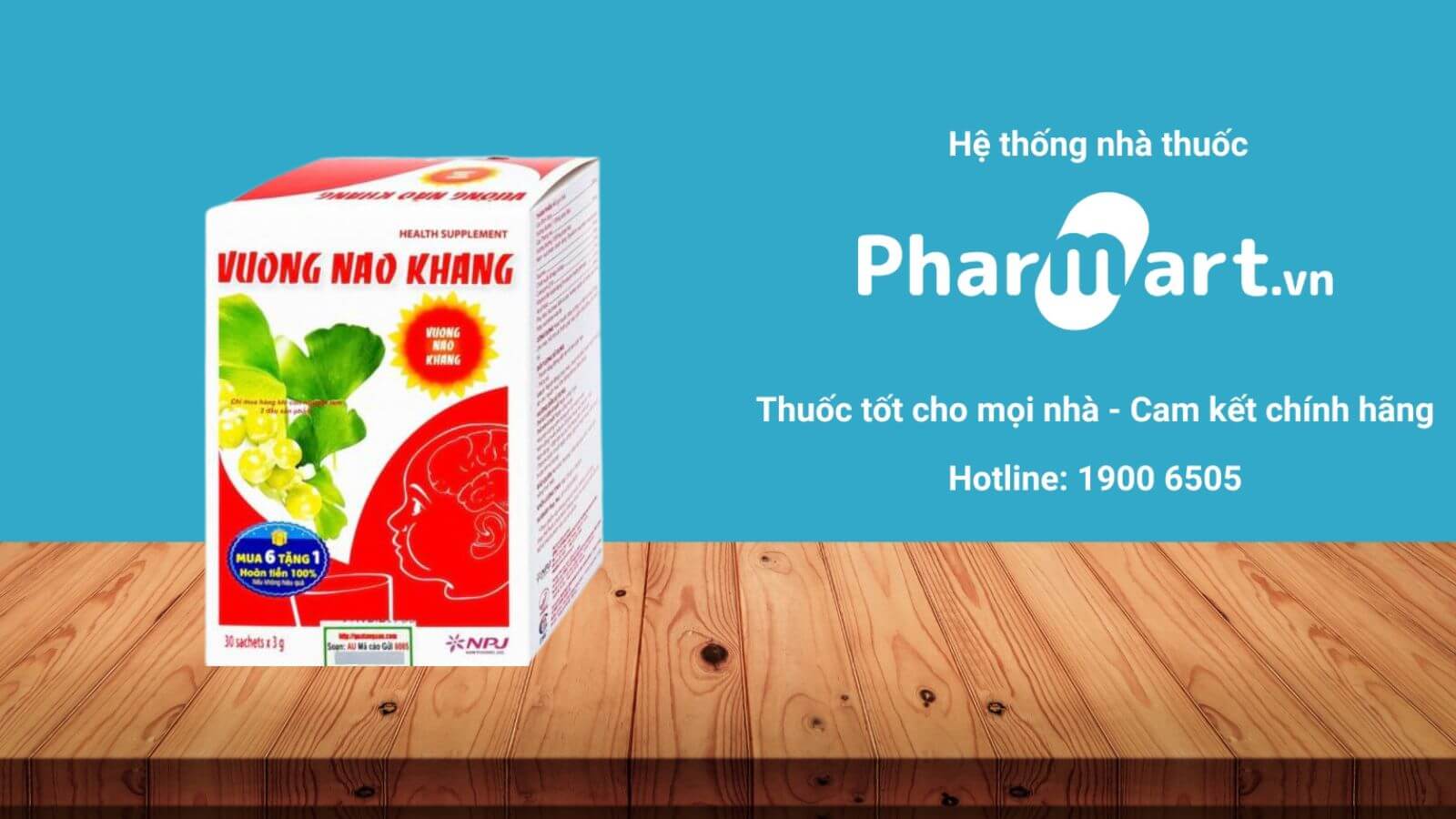 Mua Vương Não Khang chính hãng tại Pharmart.vn