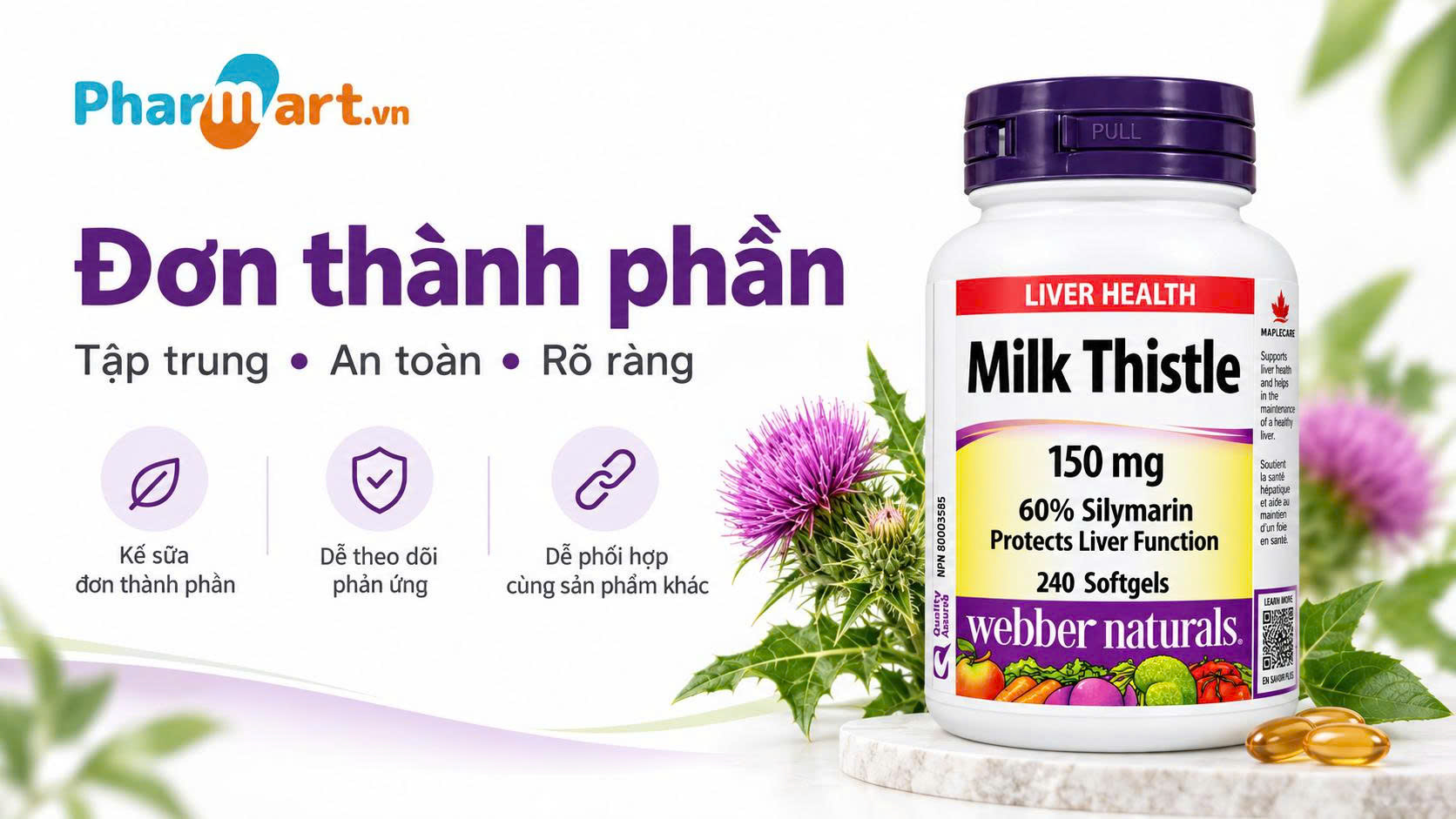 C&ocirc;ng thức sử dụng Chiết xuất cao kế sữa đ&atilde; được nghi&ecirc;n cứu v&agrave; kiểm chứng t&aacute;c dụng tr&ecirc;n gan