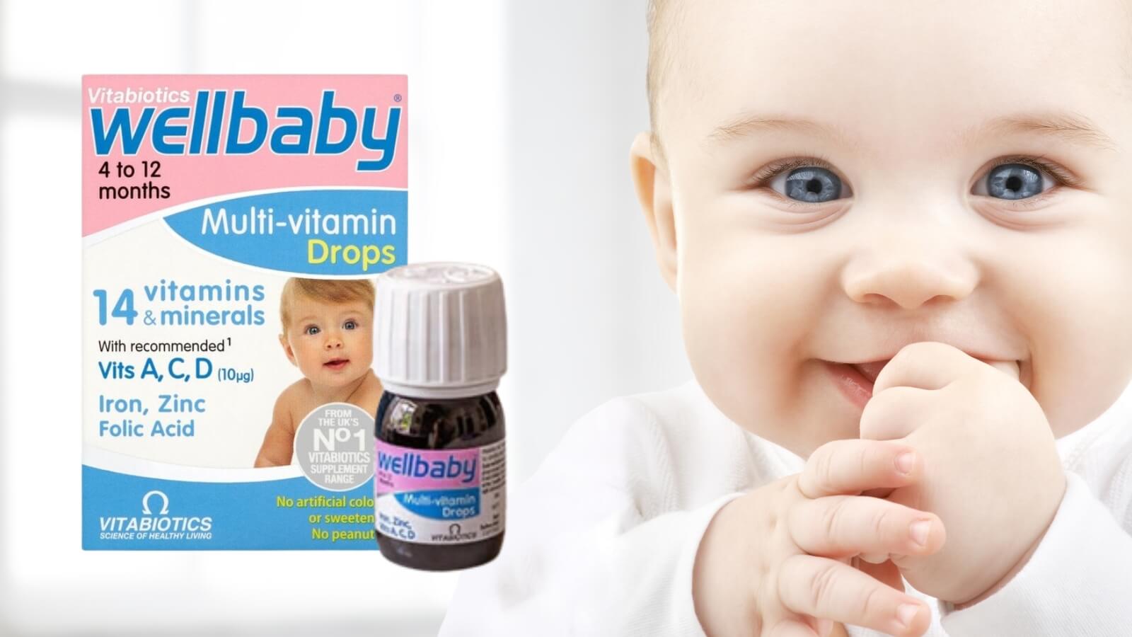 Wellbaby Multivitamin Drops Bổ sung Vitamin Pharmart.vn