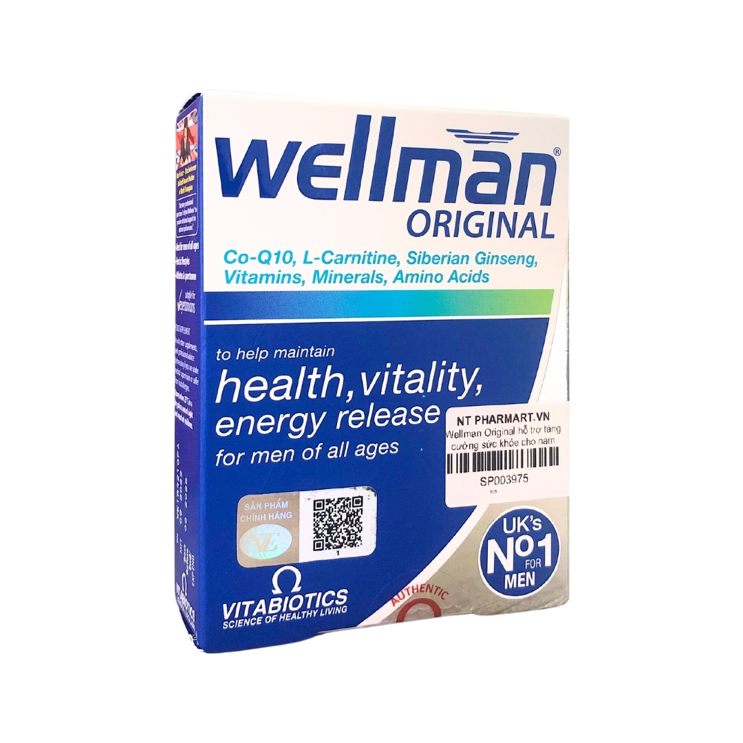 Wellman Original Nâng cao sức khỏe nam giới Pharmart.vn