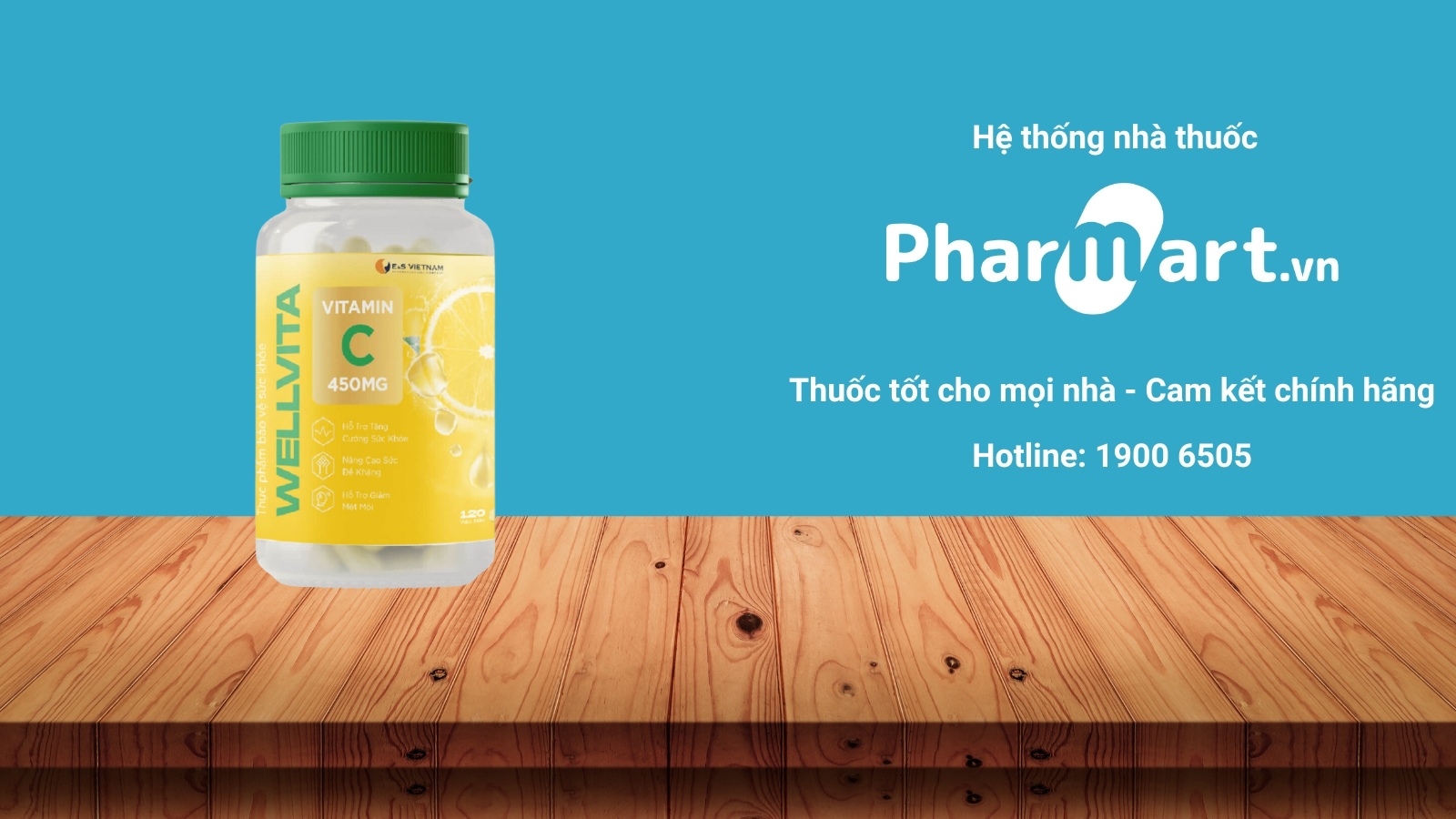 WellVita Vitamin C hỗ trợ tăng đề kháng, giảm mệt mỏi