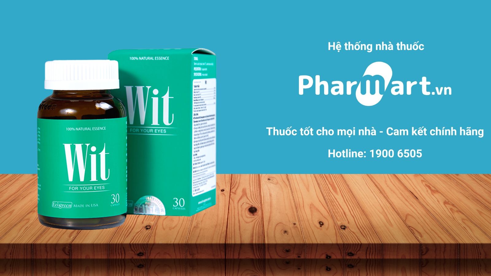 Mua sản phẩm Wit chính hãng tại Pharmart.vn