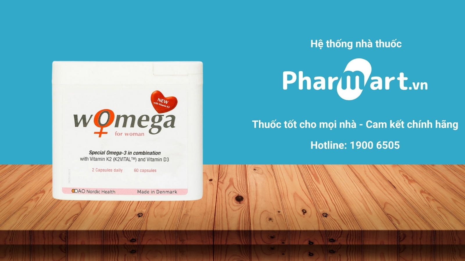Mua ngay viên uống Womega chính hãng tại Pharmart.vn
