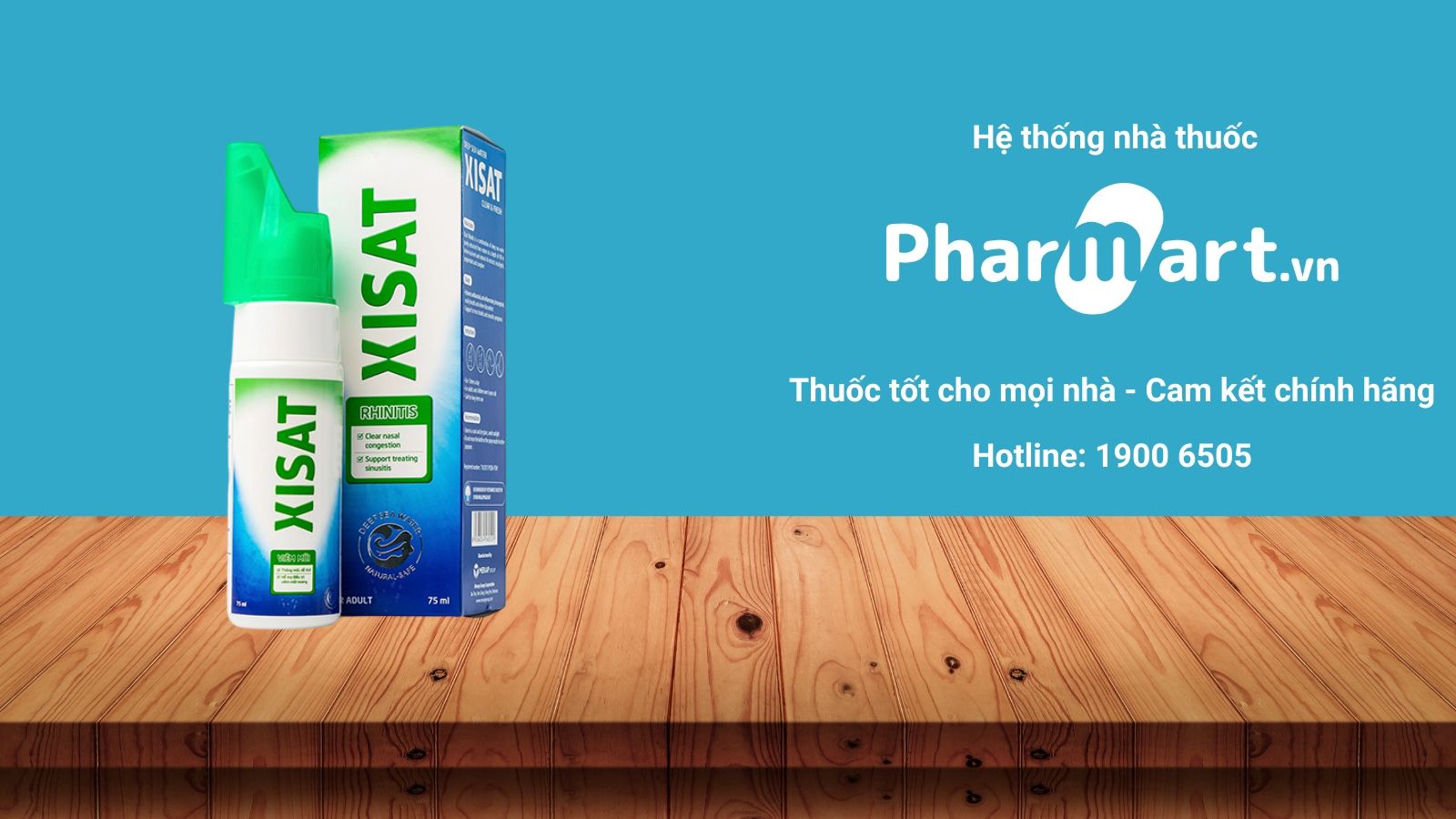 Xisat xanh lá đang được bán chính hãng tại Nhà thuốc Pharmart.vn