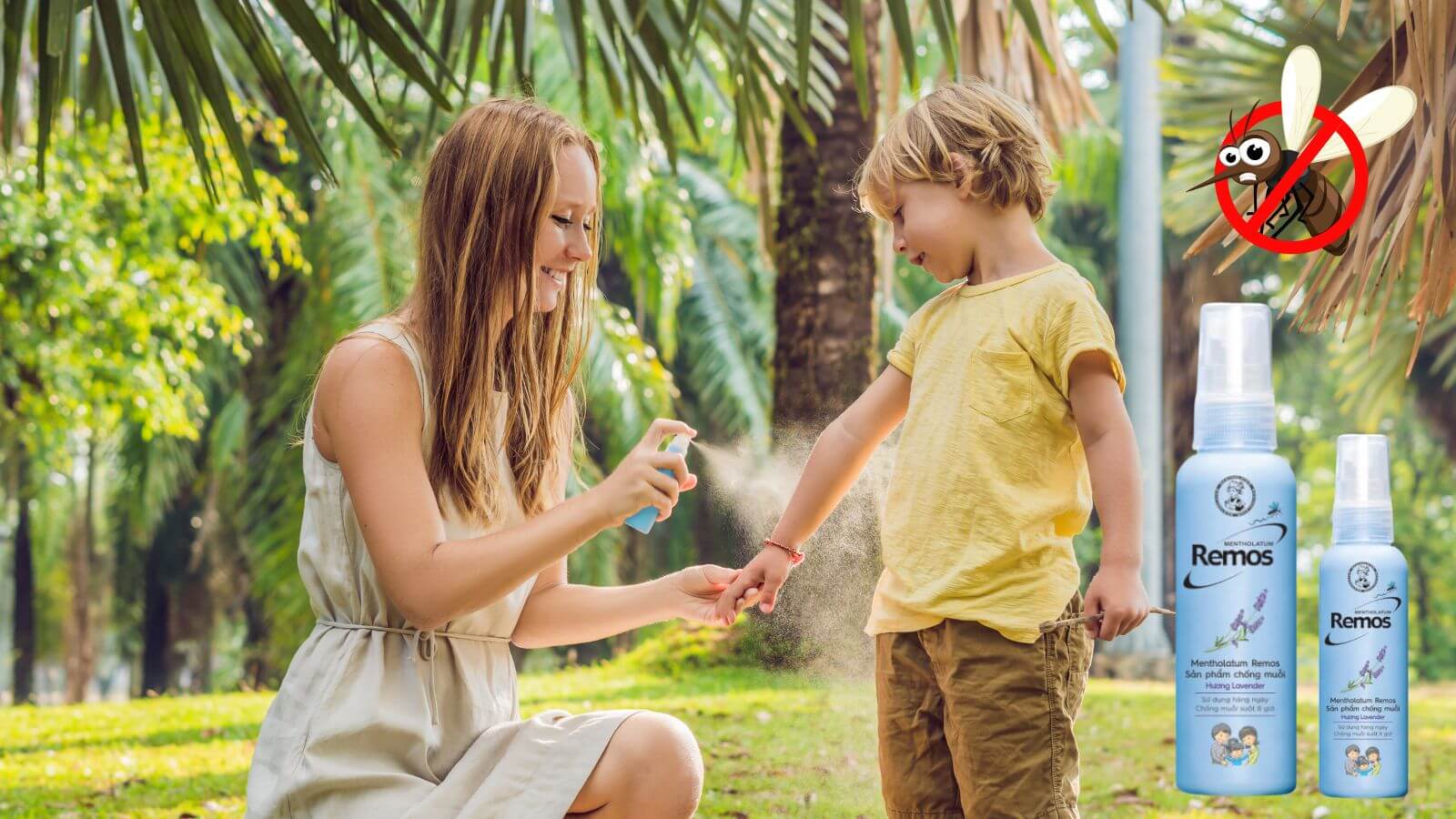 Xịt muỗi Mentholatum Remos hương Lavender