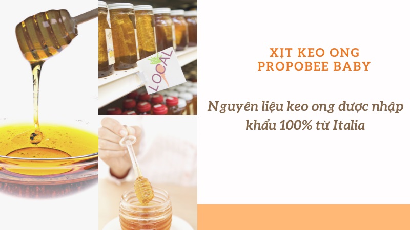 Xịt họng keo ong Propobee baby