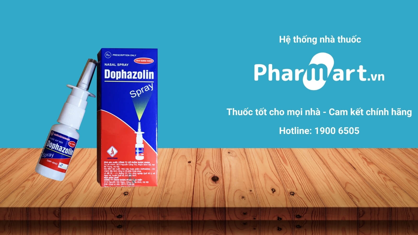 Mua xịt mũi Dophazolin chính hãng tại Pharmart.vn