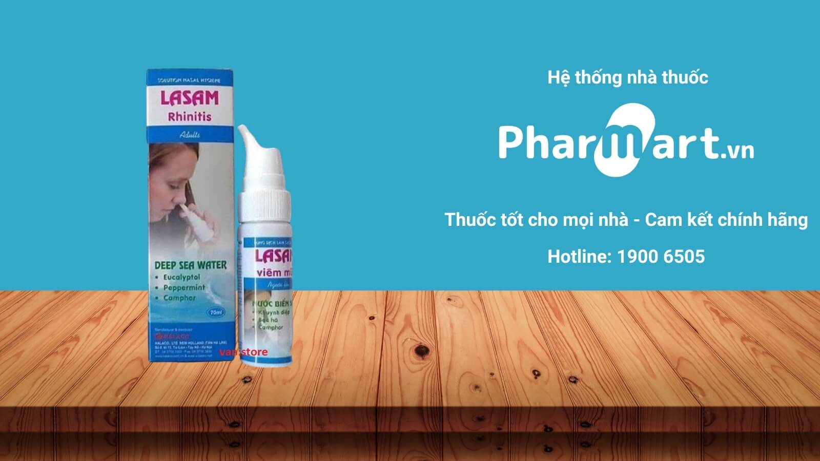 Mua Xịt Mũi Lasam chính hãng tại Pharmart.vn