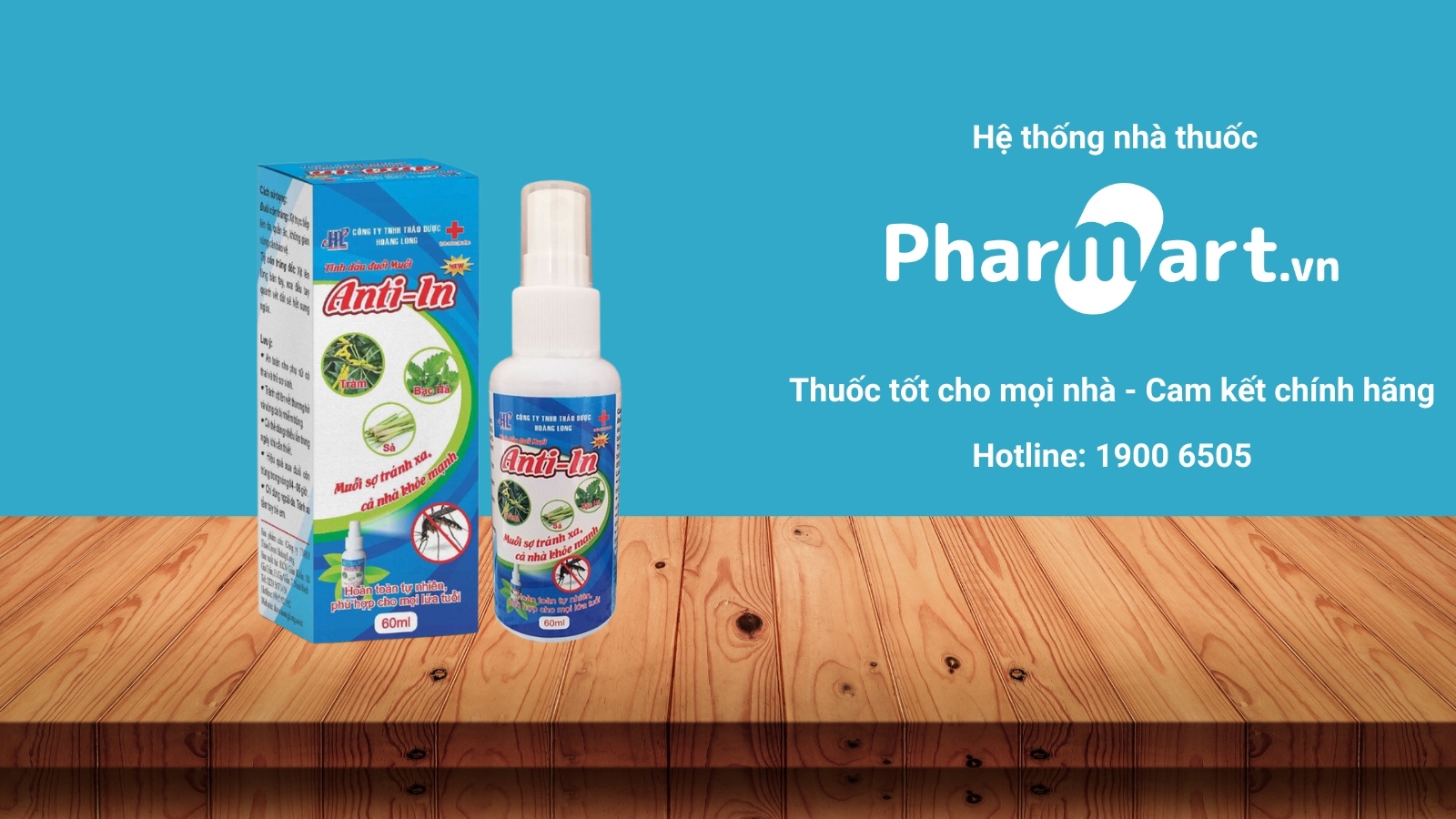 Mua ngay xịt muỗi Anti-In chính hãng tại Pharmart.vn