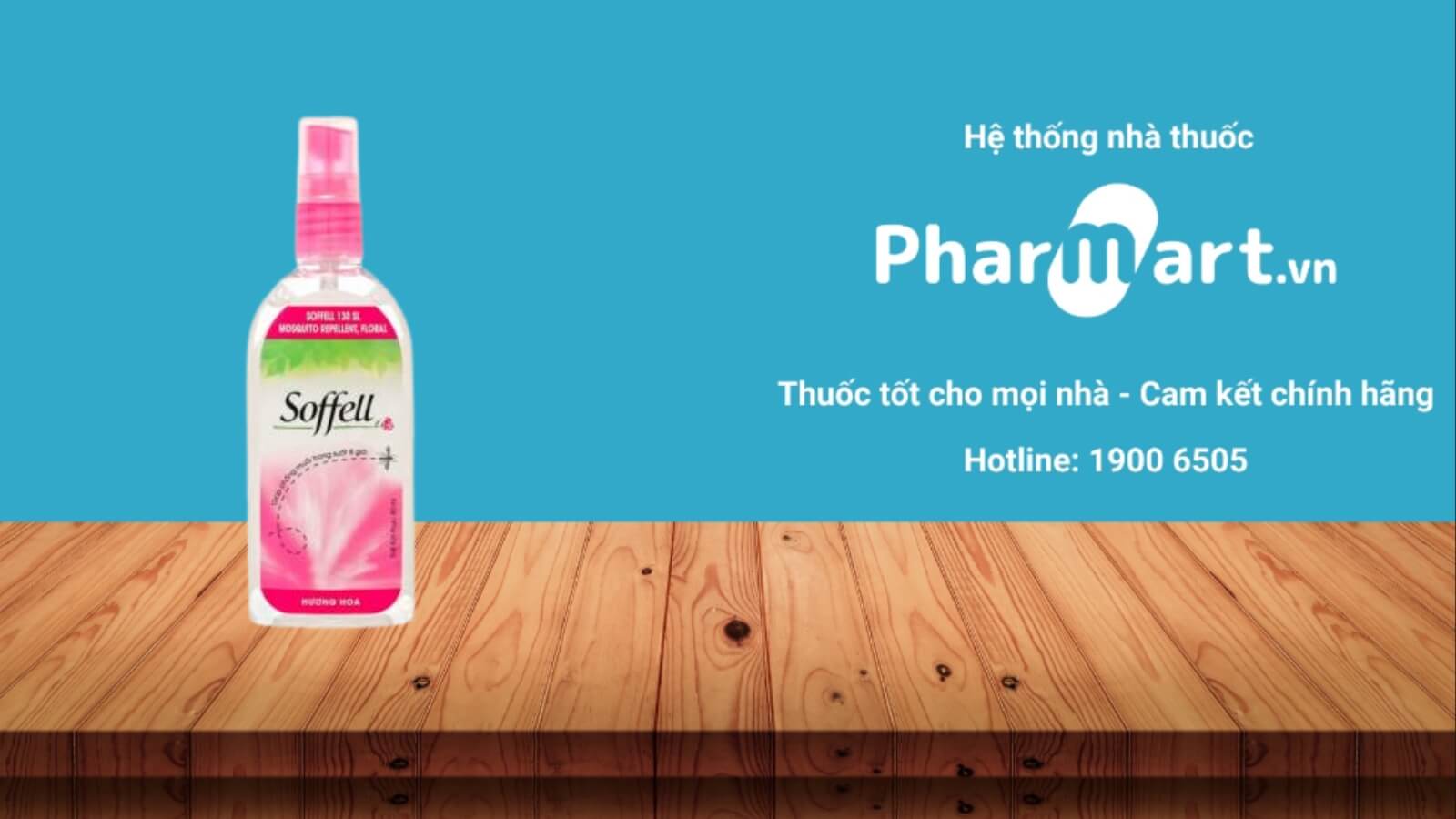 Đại chỉ mua Xịt muỗi Soffell hương hoa uy tín, chất lượng
