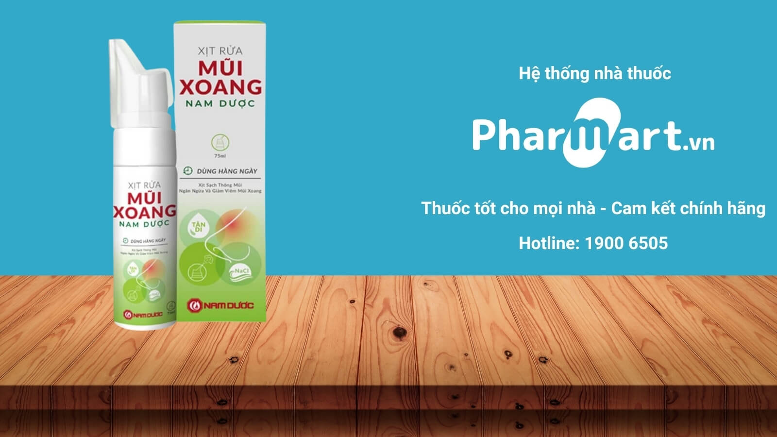 Mua ngay Xịt rửa mũi xoang Nam Dược chính hãng tại Pharmart.vn