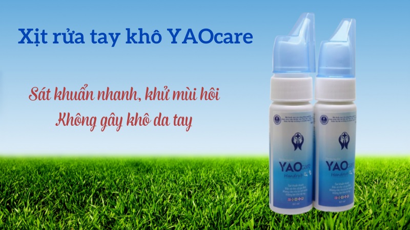 Xịt rửa tay khô YAOcare