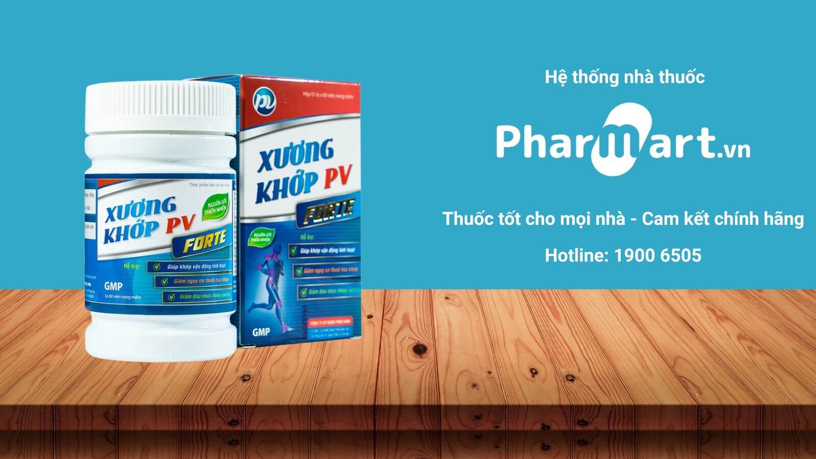 Pharmart.vn - địa chỉ mua Xương khớp PV Forte chính hãng, đầy đủ giấy tờ cấp phép của Bộ Y tế