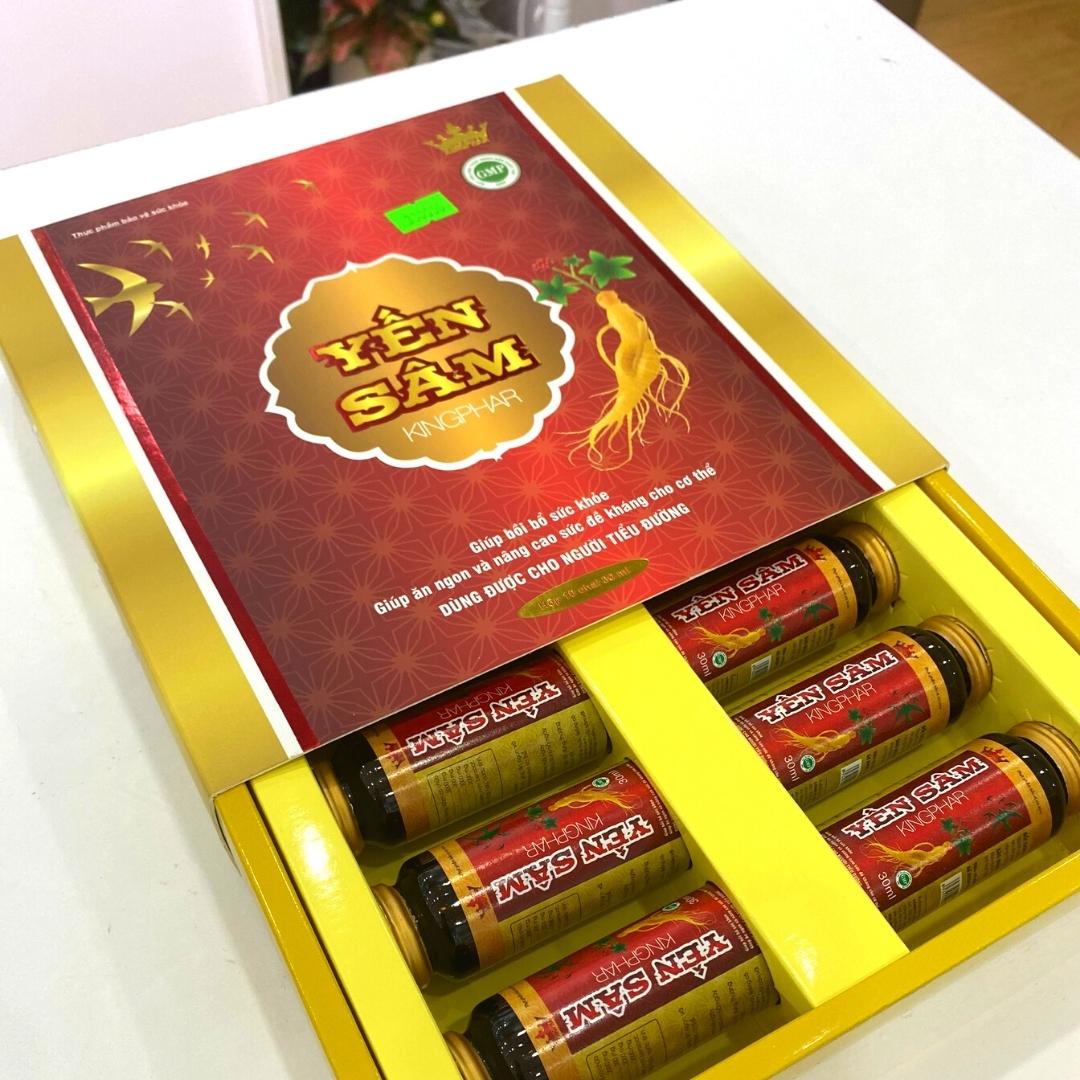 Yến Sâm Kingphar (không đường) bồi bổ sức khỏe