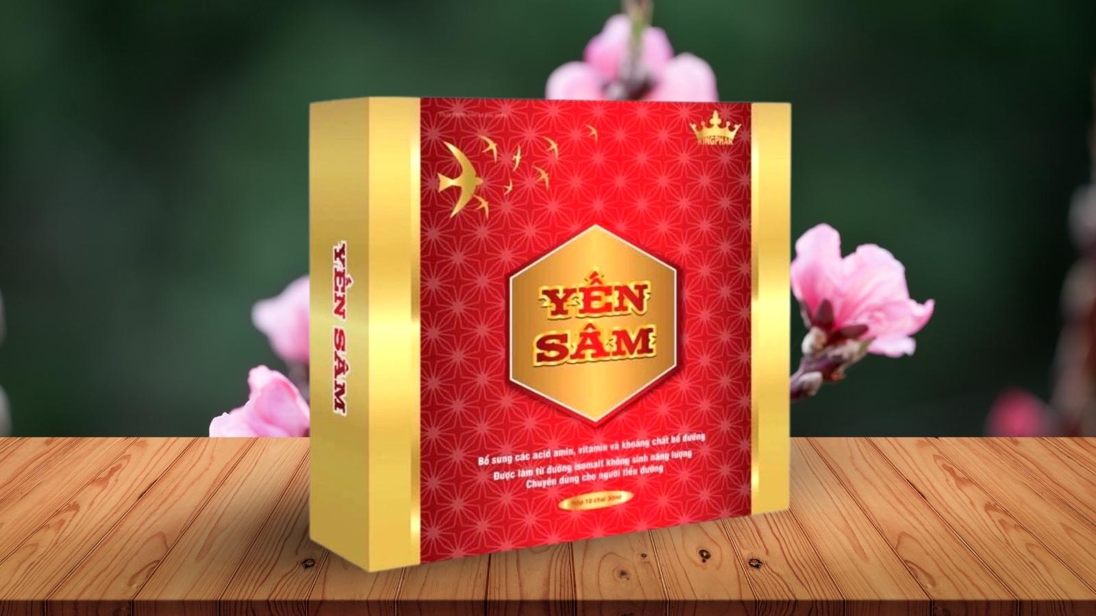 Hộp thuốc bổ Yến Sâm Kingphar không đường