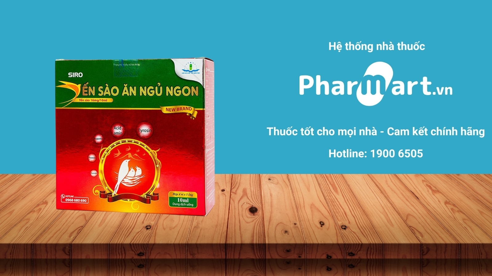 Mua ngay Siro yến sào ăn ngủ ngon chính hãng tại Pharmart.vn 