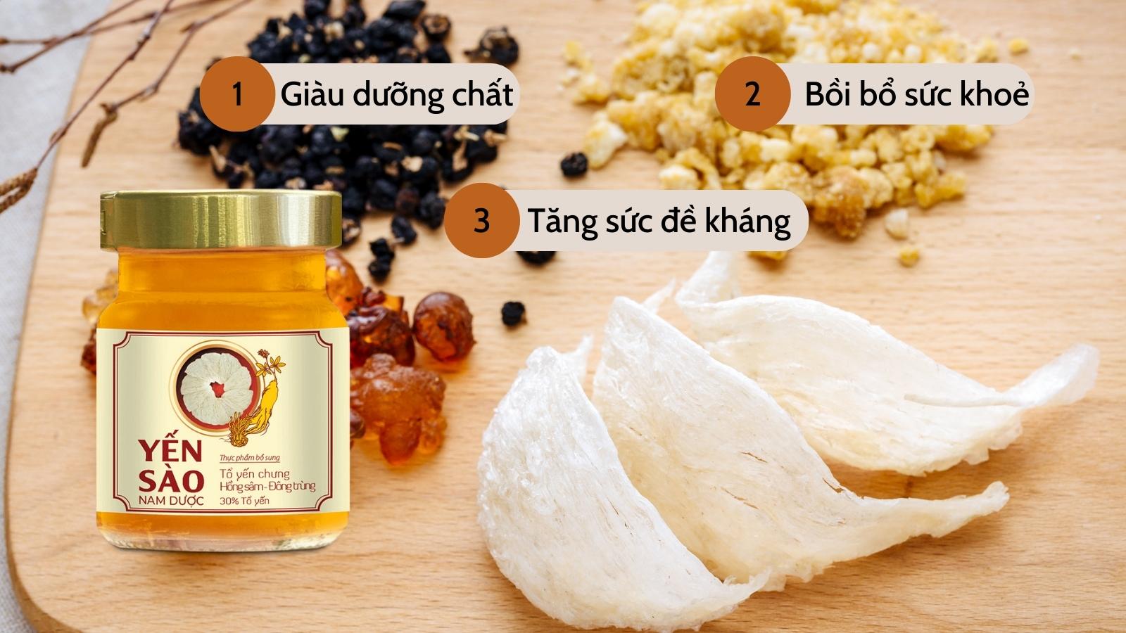 Giới thiệu về Tổ yến chưng đường phèn Nam Dược