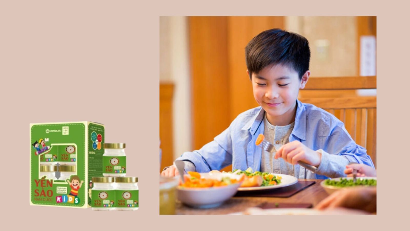 Yến sào Nam Dược Kids - Tăng hấp thu, tăng đề kháng cho trẻ