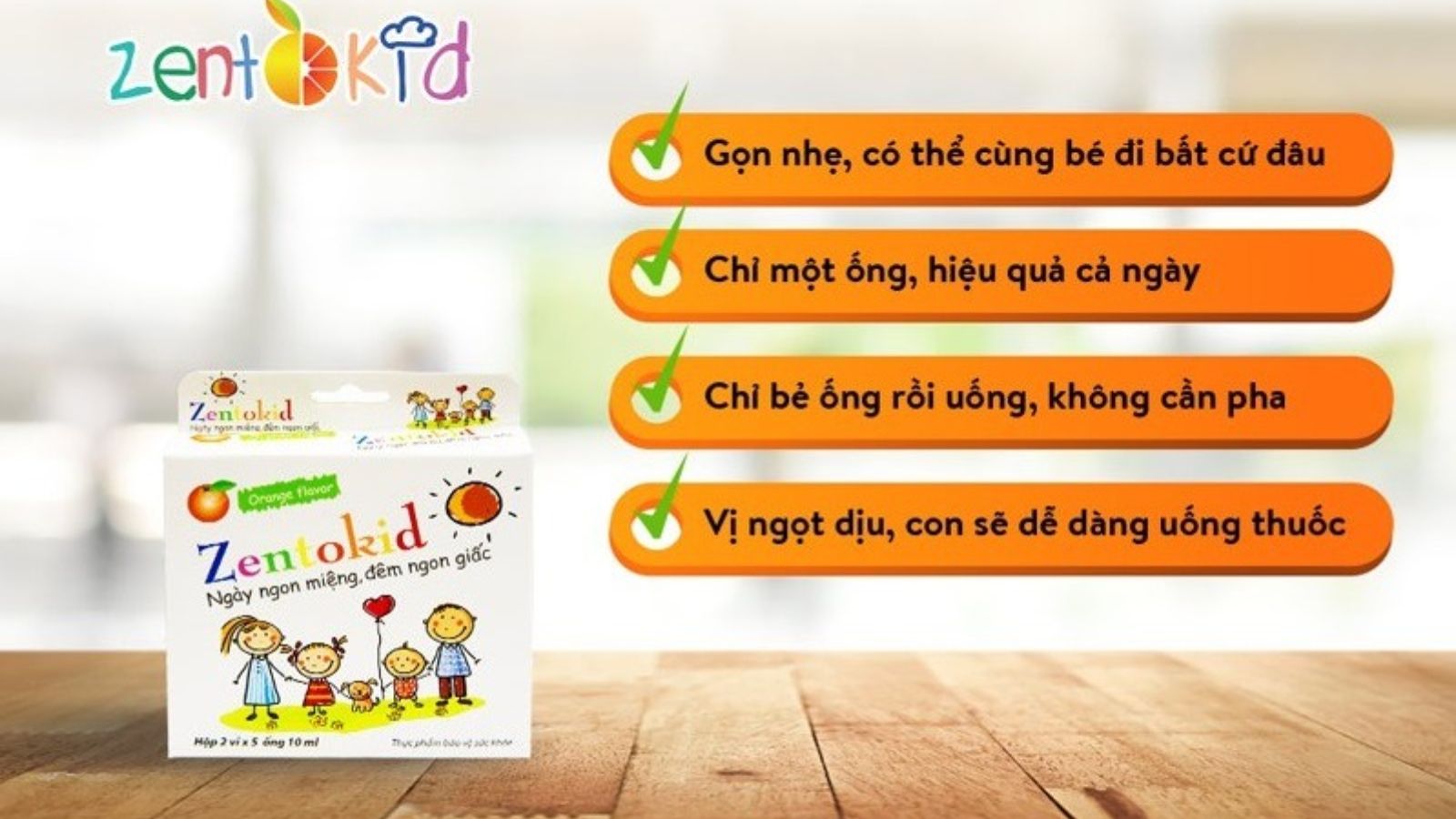 Zentokid D3K2 - Giúp trẻ ăn ngon