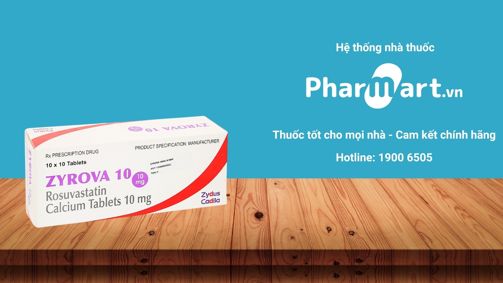 Mua ngay thuốc Zyrova-10 chính hãng tại Pharmart.vn